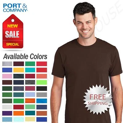 Port & Company Men's Short Sleeve Crew Neck Fan Favorite Cotton T-Shirt PC450 - Image 1 of 3