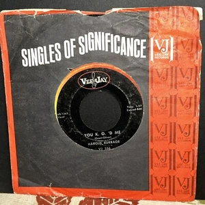 *HEAR*  Harold Burrage: You K.O.'d Me/Great Day... 45 Vee-Jay R&B - Bild 1 von 3