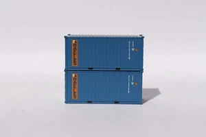 Jacksonville 205384 N Scale Raffles 20' Std. Height Containers (2) - Picture 1 of 17