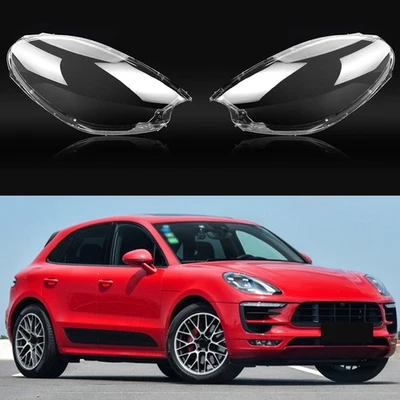 Tampa de lente abajur abajur para farol esquerdo e direito para Porsche Macan 2015-2018 - Imagem 1 de 4