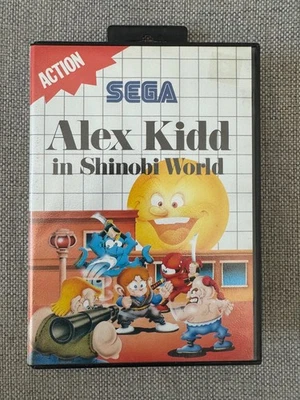 Master System ALEX KIDD  in Shinobi World Red PAL REGION FREE (Works in US) - Image 1 of 3