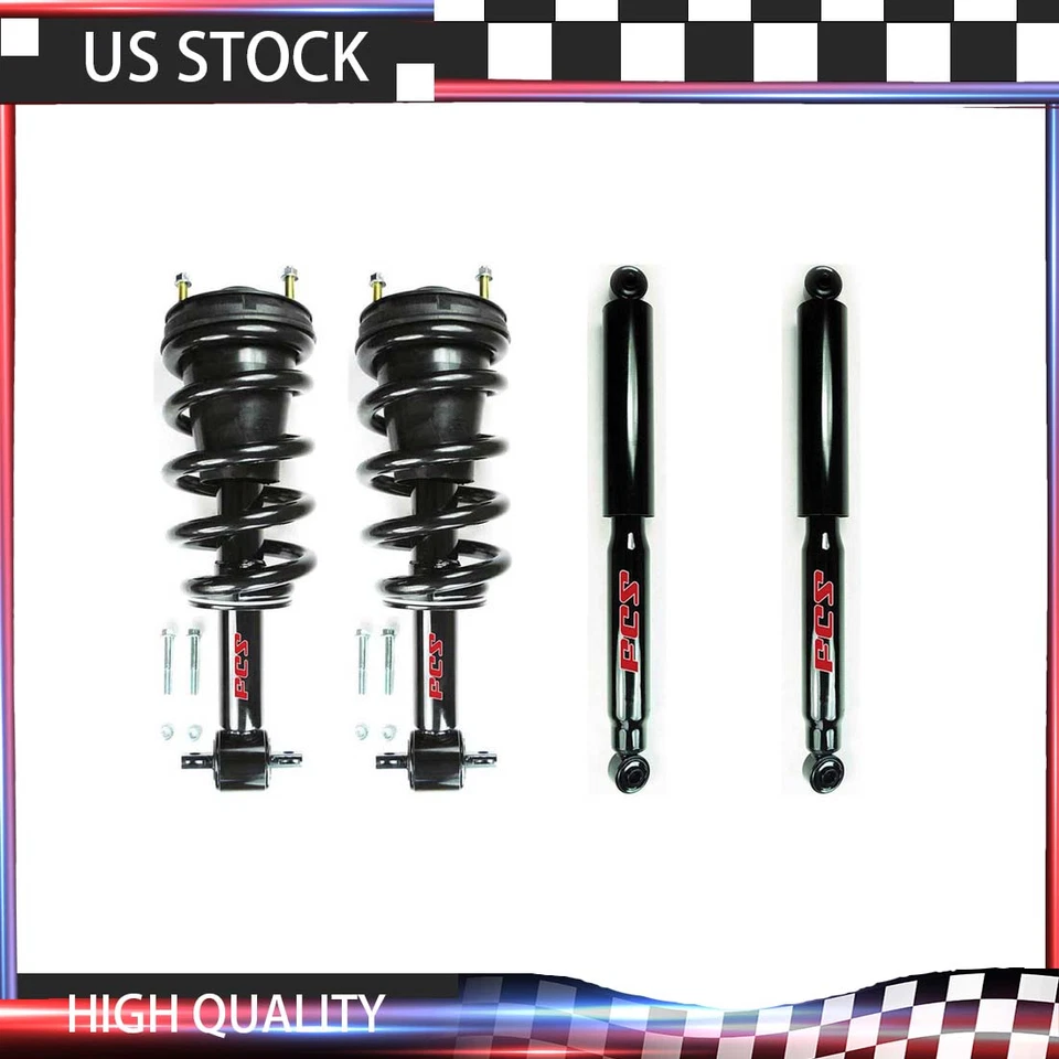 Nuevos puntales delanteros y amortiguadores traseros OE para GMC Yukon XL 1500 2007-10 5,3 L 6,0 L 6,2 L Foto 1 de 4