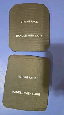 2 placas de armadura corporal, protección AMP-2 de 7,62 mm, cara de golpe Foto 1 de 4