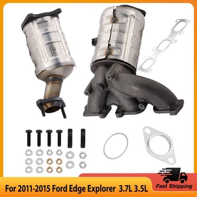 Catalytic Converter For Ford Edge 3.5L 3.7L Lincoln MKX 3.7L 2011 2012 2013 2014 - Image 1 of 4