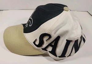 Cappello Berretto Vintage Anni 90 New Orleans Saints Spellout Snap Back NFL Team Drew Pearson - Foto 1 di 13