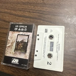 Very Nice Led Zepplin IV ZOSO Cassette Tape 1980 Atlantic Play Tested - Picture 1 of 6