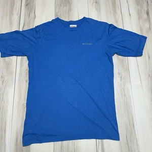 Columbia Blue Workout Tee T-Shirt Omni-Wick Athletic Shirt LT Large Tall - Picture 1 of 5