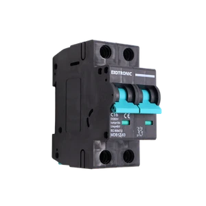 Exotronic 16A 2-Pole DC Circuit Breaker (MCB) Exo-MDB1Z-63-2P-16 - Picture 1 of 5