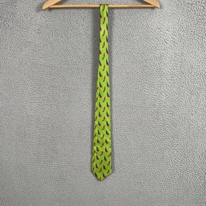 Polo Ralph Lauren Corbata Hombre Verde Seda Veleros Náuticos Hechos a Mano - Imagen 1 de 11