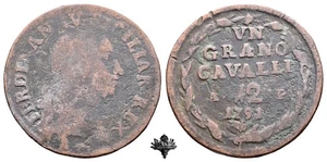 NAPOLI Grano 12 cavalli 1791 Ferdinando IV di Borbone - Foto 1 di 4