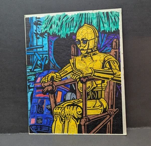 Cartón pinturas Star Wars C3-PO 10 x 8 pulgadas vintage - Imagen 1 de 7