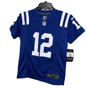 Nike Boys Indiana Colts Luck Game Jersey Royal Blue S - Picture 1 of 5
