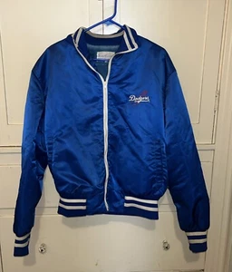 Vintage RARE Danny Goodman MLB Los Angeles Dodgers Satin Jacket Size XL *READ* - Picture 1 of 6