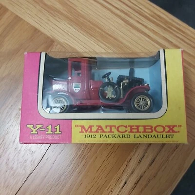 "MATCHBOX" 1912 Packard Landulet model car still boxed - Image 1 of 3