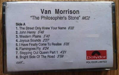 Van Morrison - The Philosopher's Stone MC2 - PROMO Cassette - Polydor Limited UK - Image 1 of 4