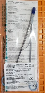 Weck 523111 Surgical Clip Applier 11" Medium Size Curved Jaws - Picture 1 of 6