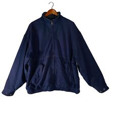Sun Mountain Jacket Men Size XL Navy Full Zip Gore-Tex Outdoor Pockets Golf VTG