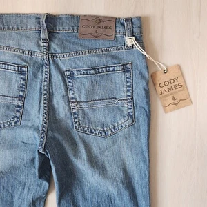 Cody James Jeans 33x34 Slim Bootcut Western Cowboy Rodeo Workwear helle Waschung - Bild 1 von 10