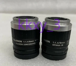 1 PCS FUJINON HF9HA-1B 1:1.4/9mm Industrial C-mount Lens Tested - Picture 1 of 4