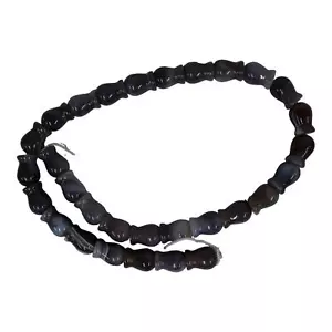 Botswana Agate Beads 14mm Gray Purple 16" Strand Polished Vase Shaped SH10 - Picture 1 of 3