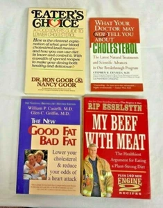 Low Fat Good Fat Bad Fat Recipes Lower Cholesterol Cookbooks Book Lot of 4 - Picture 1 of 10