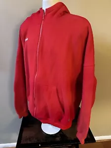 Comfrt Full Zip 2-Pocket Hoodie Sweatshirt Jacke (2XL) Rot - Bild 1 von 8