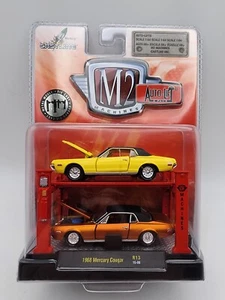 M2 Machines - Auto-Lift 2 Pack - 1968 Mercury Cougar R13 - 1:64 Diecast - New! - Picture 1 of 8
