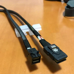 12Gb to 6Gb SAS Data Cable Straight Head 8643 to 8087 Connection Cable Line Part - Picture 1 of 5