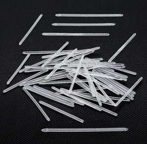 10pcs. 14G Clear Bio Flex Barbell Post Body Jewelry Replacement Part 6mm-38mm - Picture 1 of 3