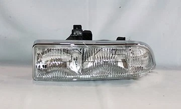Conjunto de faros izquierdo TYC para Chevrolet S10 1998-2004 1999 2000 2001 2002 2003 Foto 1 de 2
