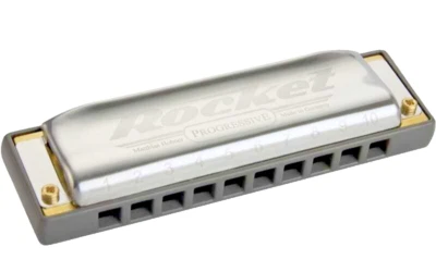 Hohner Armonica a Bocca Rocket Progressive C in Do Ance Ottone 20 Voci Germany - Immagine 1 di 4