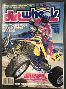 DIRT WHEELS MAGAZINE-JUNE 1990-ULTIMATE ATV ADVENTURE/RIDING THE BIGHORN TRAIL! - Picture 1 of 3