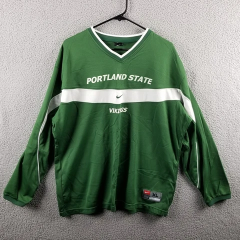 Nike Portland State Jersey Shooting Shirt Team Issue XL Vintage Center Swoosh Cover