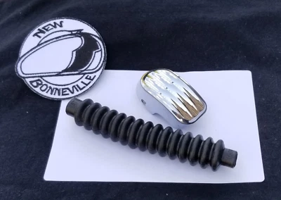 Kit de vestir levantador de embreagem canelado cromado Triumph Bonneville Thruxton America  - Imagem 1 de 3