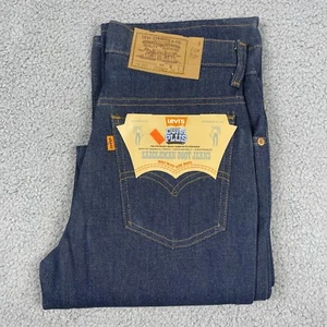 Jeans De Colección Deadstock Levis Saddleman Para Hombres 28x32 Denim Crudo Naranja Tab Western Años 80 - Imagen 1 de 19