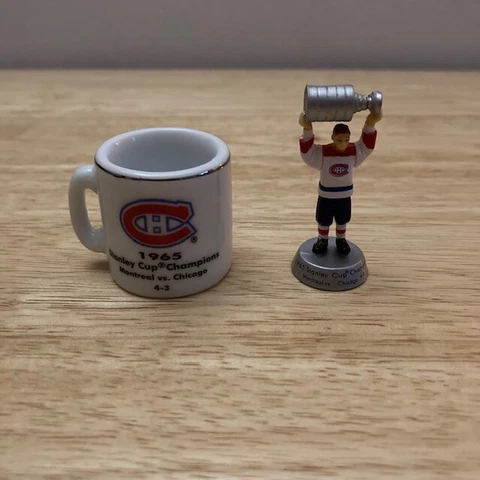 1965 MONTREAL CANADIENS NHL Stanley Cup Champions [Figurine + Mini Mug] Set Cover