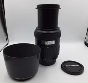 Olympus Zuiko Digital Lens 40-150mm 1:3.5-4.5 Japan W/ Hood Lens LH-61B Tested - Picture 1 of 5