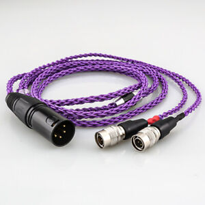 Upgrade Cable Silver Plated Headphone Cable for Dan Clark Audio Speaker Earphone