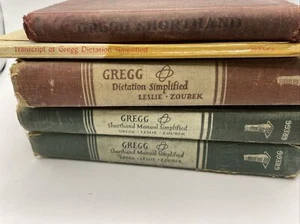 6 Vintage 1929-50’s The GREGG Manuscripts Of Various Types - Picture 1 of 24