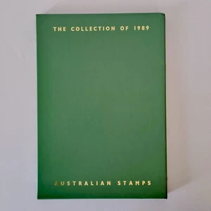The Collection Of 1989 Australian Stamps Hardcover With Slip Cover - Picture 1 of 18