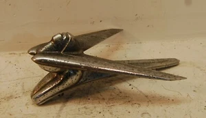 Vintage 1952 Nash geflügelte kniende Dame Kapuze Ornament - Bild 1 von 10