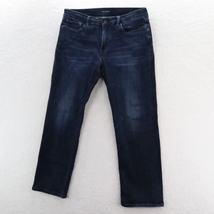 Lucky Brand Jeans Men's 34x30 Blue 363 Vintage Straight Dark Wash Denim Grunge - Picture 1 of 14