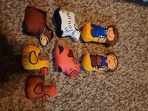 7 Melissa & Doug Take-Along Farm Replacement Animals & People Squeak Rattle - Bild 1 von 2