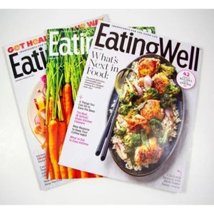 Eating Well Magazine Lot of 3 Issues - Jan/Feb March April 2021 - Picture 1 of 2