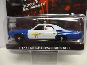 Greenlight 1977 DODGE ROYAL MONACO Blue/White '77 w/RR FRIDAY THE 13th LOW #0094 - Foto 1 di 3