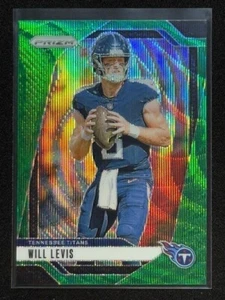 2024 Panini Prizm - Green Wave Prizm #277 Will Levis TITANS - Imagen 1 de 4