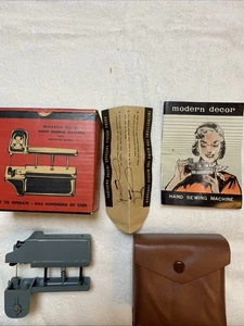 Vtg Modern Decor Hand Sewing Machine w/ Box/Case/Manual Model S7 - Picture 1 of 9