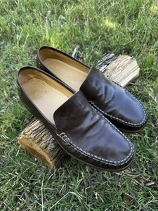 Cole Haan Italy Resort Men's Size 9 1/2 Leather Slip On Dress Shoes Loafers - Picture 1 of 8