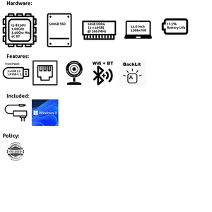 Dell Latitude 5400 i5-8250U 1,60 GHz 16 GB RAM 500 GB SSD Windows 11 - Foto 1 di 1