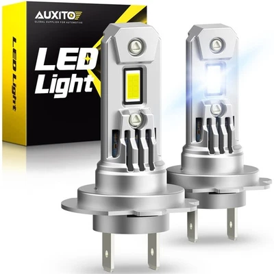 AUXITO High/Low Beam White 10000LM Super Bright H7 LED Headlight Kit Bulb - Image 1 of 4